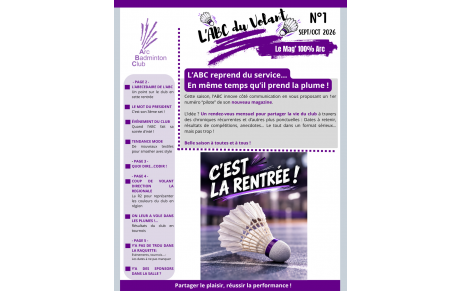 L'ABC du Volant : Le nouveau mag' du club